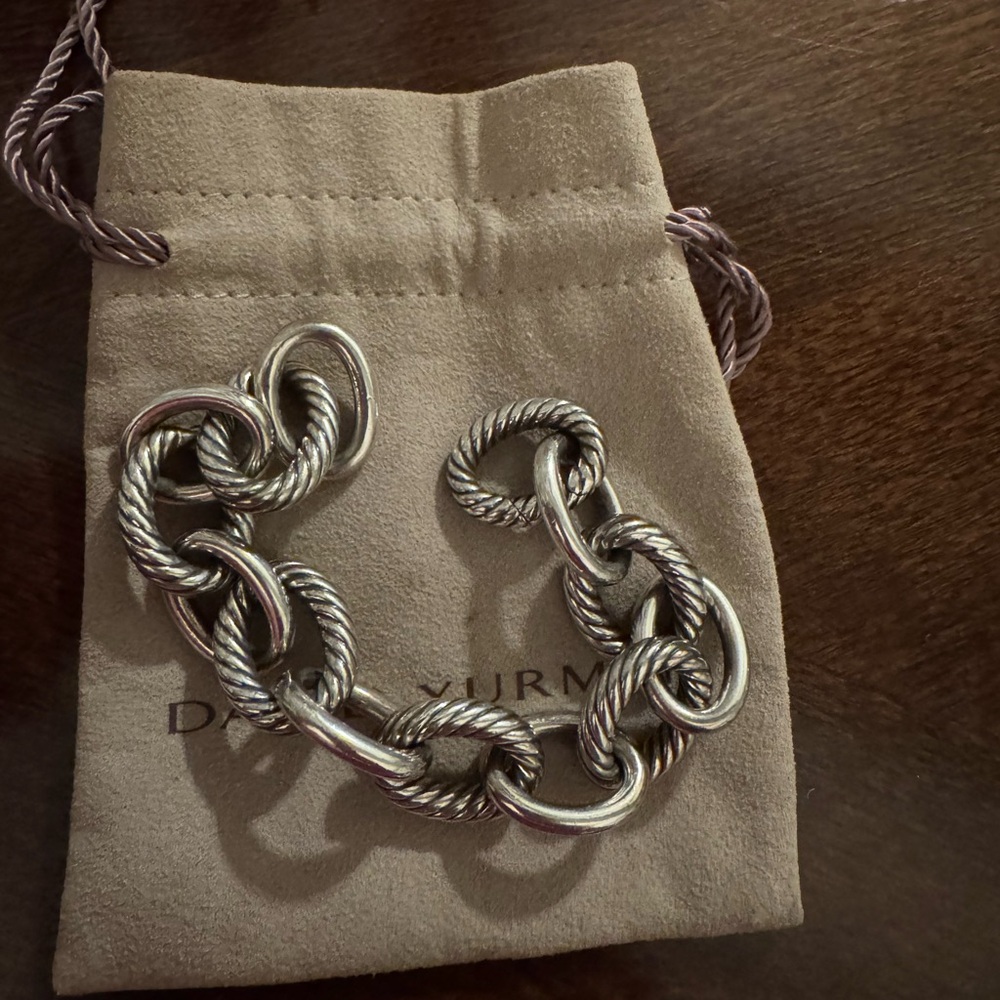 David Yurman Silver Chain Bracelet